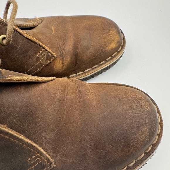 Clarks Originals Men's Desert Boot Size 6 Beeswax Brown Leather Lace-up Comfy - Picture 6 of 13